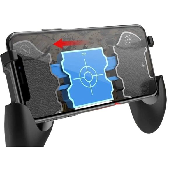 Bluetooth Mobile Game Controller L1R1 Joystick iOS Android 6.5" Rechargeable - Picture 2 of 8